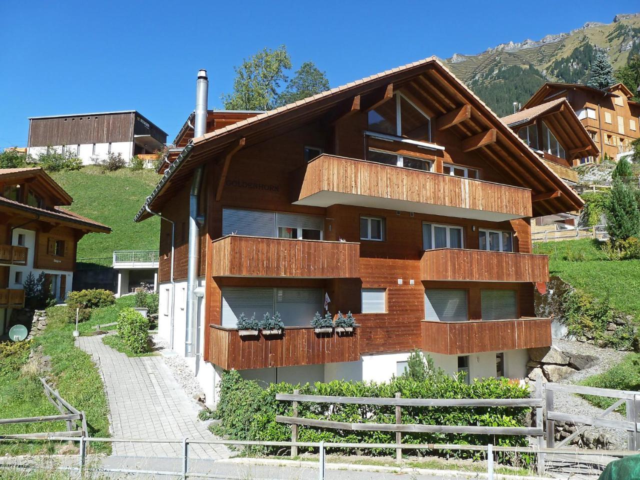 Apartment Goldenhorn Apt-F By Interhome Wengen Exteriér fotografie